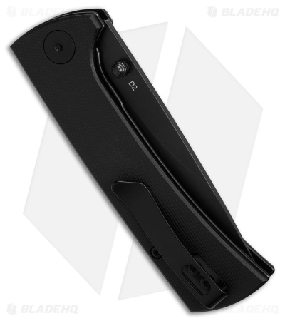 Eikonic RCK9 Liner Lock Folding Knife  Black G-10 (3" Black SW Serrated)