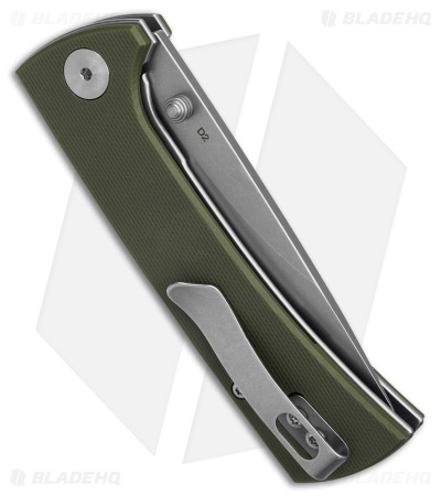 Eikonic RCK9 Liner Lock Folding Knife Olive G-10 (3" SW)
