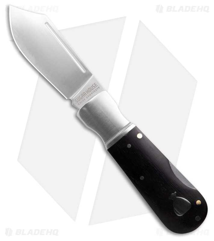 Finch Knife Co. Pretty Boy Lockback Knife Blackjack Sandalwood (2.75" Satin)