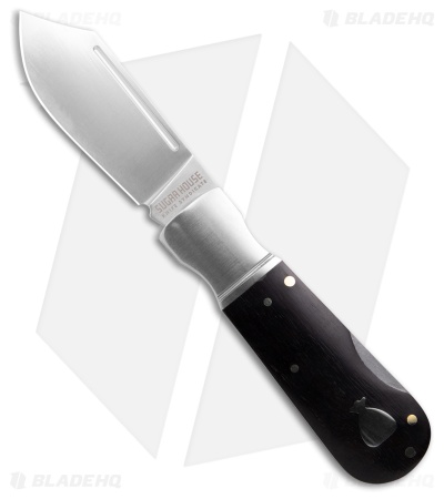 Finch Knife Co. Pretty Boy Lockback Knife Blackjack Sandalwood (2.75" Satin)