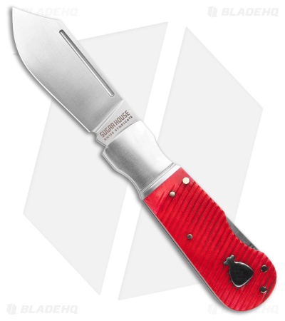 Finch Knife Co. Pretty Boy Lockback Knife Bloodline Sawcut Bone (2.75" Satin)