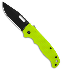 Flytanium Dayglow Wavelength + Demko AD20.5 Knife (3" Black DLC) - Clip Point