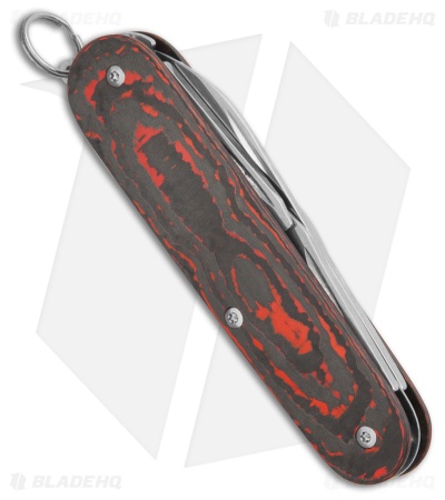 Flytanium Lava Flow Fat Carbon + Victorinox Cadet Knife