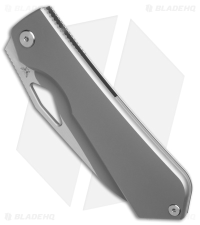 Flytanium Theory Frame Lock Knife Titanium (3.5" Satin)