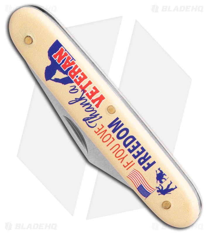 Frost Cutlery If You Love Your Freedom “Thank a Vet” Folder (3" Satin)