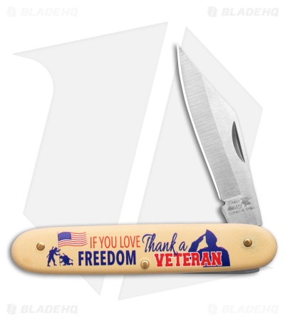 Frost Cutlery If You Love Your Freedom “Thank a Vet” Folder (3" Satin)