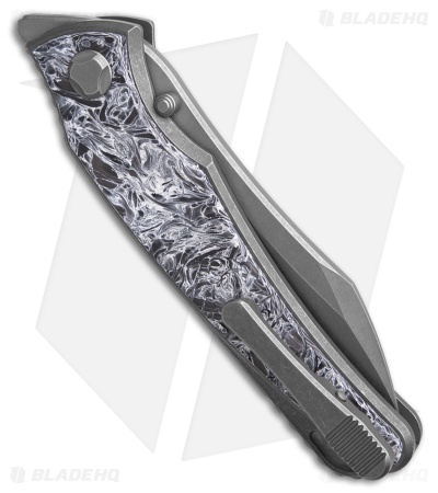 G&G Hawk Custom Talon Flipper Knife Carbon Fiber- Dark Matter Polar