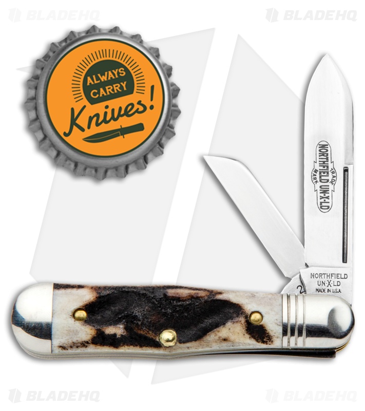 GEC #06 Northfield UN-X-LD Pemberton Pocket Knife 2.75" Sambar Stag 062219