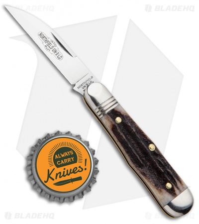 GEC #06 Tidioute Cutlery Pemberton Pocket Knife 2.75" Sambar Stag  060119