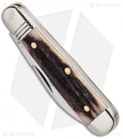 GEC #06 Tidioute Cutlery Pemberton Pocket Knife 2.75" Sambar Stag  060119
