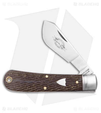 GEC #74 Tidioute Cutlery Cotton Sampler Pocket Knife 3" OD Green Micarta 749123 