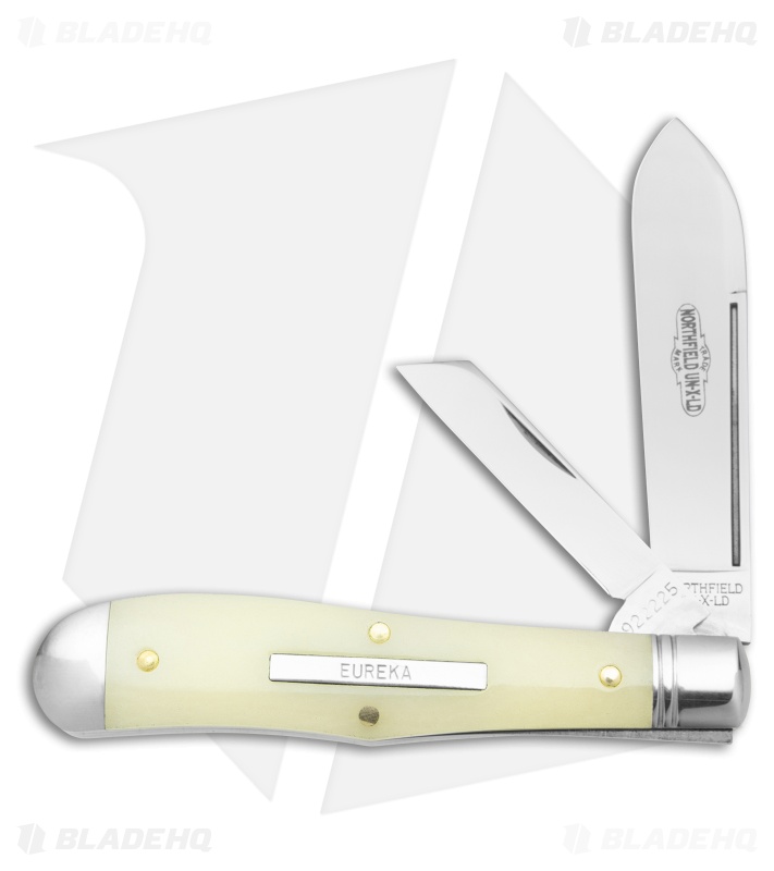 GEC Tidioute Eureka Jack Pocket Knife Smooth White Oiled Bone
