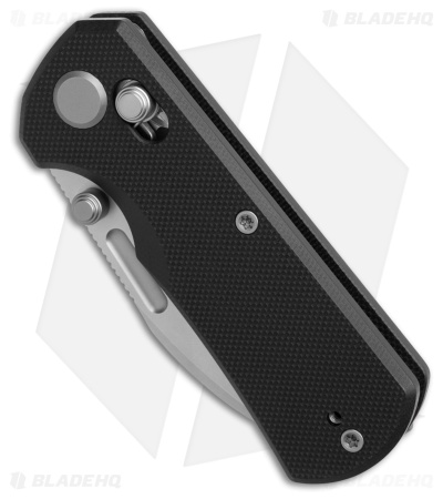 GEO Knife Belluf Crossbar Lock Knife Black G-10 (2.4" SW M390)