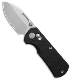 GEO Knife Belluf Crossbar Lock Knife Black G-10 (2.4" SW M390)