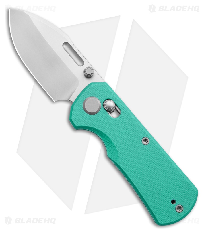 GEO Knife Belluf Crossbar Lock Knife Tiffany Blue G-10 (2.4" SW M390)