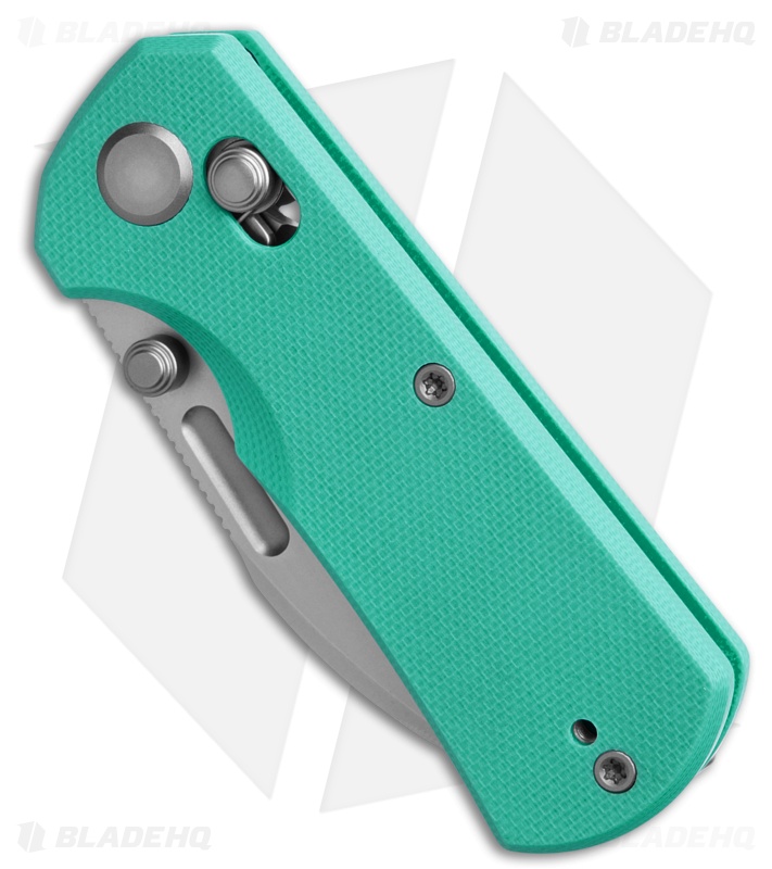 GEO Knife Belluf Crossbar Lock Knife Tiffany Blue G-10 (2.4" SW M390)