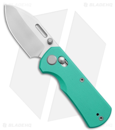 GEO Knife Belluf Crossbar Lock Knife Tiffany Blue G-10 (2.4" SW M390)