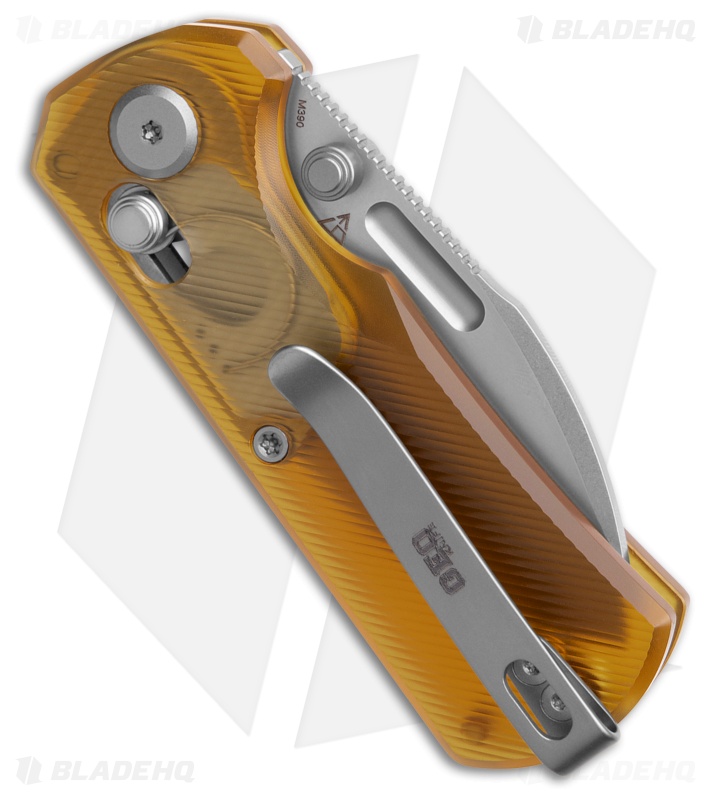 GEO Knife Belluf Crossbar Lock Knife Ultem (2.4" SW M390)