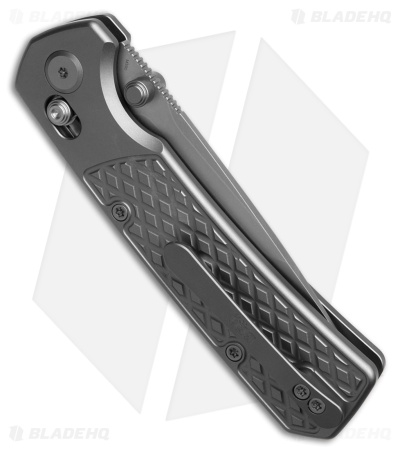 GEO Knife Blaze Tanto Crossbar Lock Knife Stonewash Titanium (3.3" SW M390)