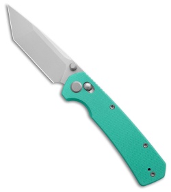 GEO Knife Blaze Tanto Crossbar Lock Knife Tiffany Blue G-10 (3.3" SW M390)