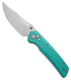 GEO Knife Cirex Crossbar Lock Knife Robin Blue G-10 (3.5" SW M390)