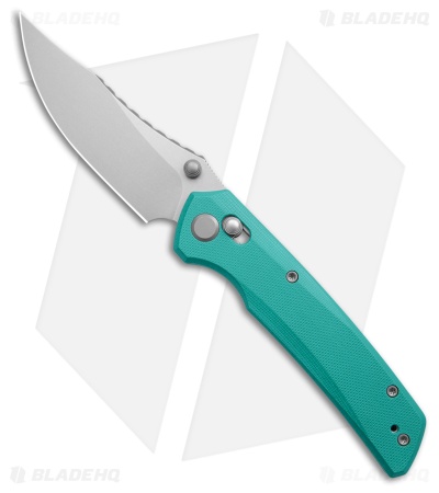 GEO Knife Cirex Crossbar Lock Knife Robin Blue G-10 (3.5" SW M390)
