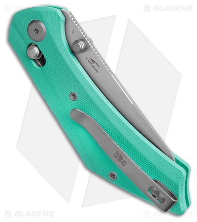 GEO Knife DIVID Crossbar Lock Knife Robin Blue G-10 (3.3" SW M390)