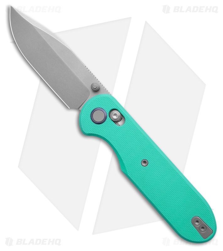 GEO Knife Ethereal Cutter Drop Point Knife Robin Blue G-10 (3" SW)