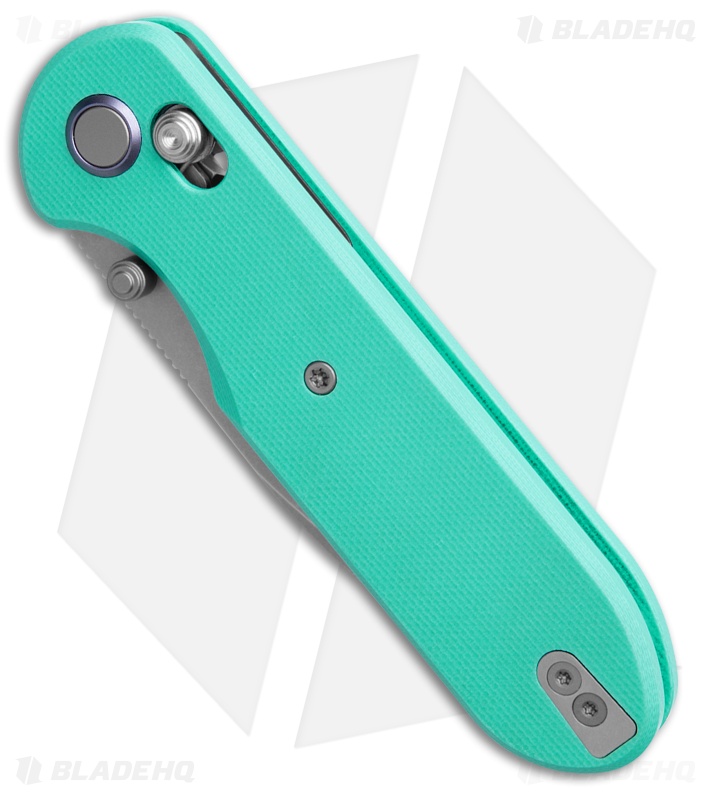 GEO Knife Ethereal Cutter Drop Point Knife Robin Blue G-10 (3" SW)