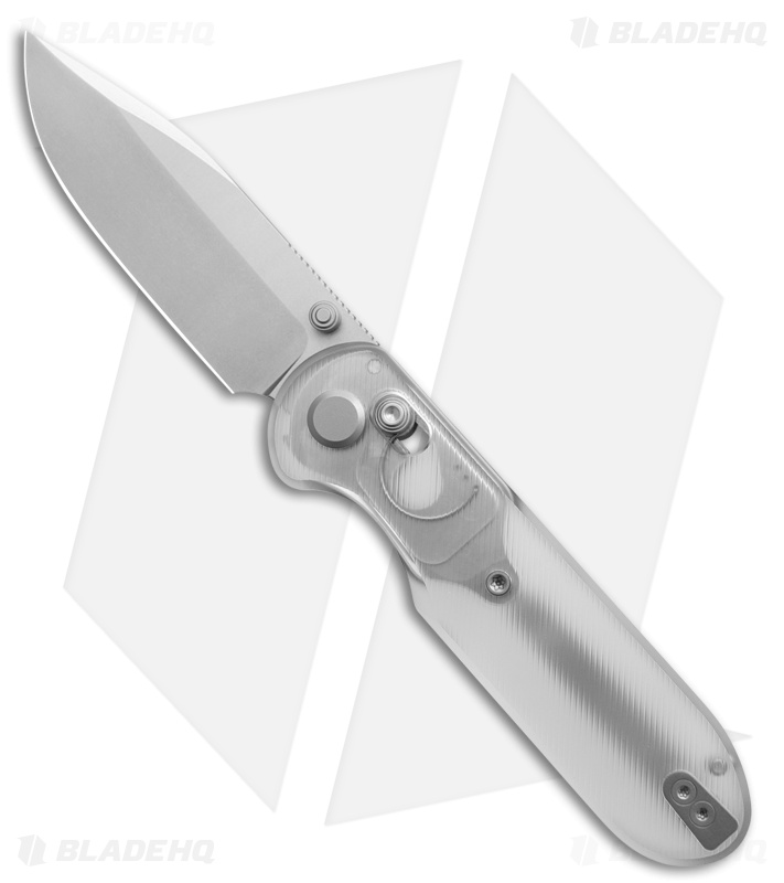 GEO Knife Ethereal Cutter Drop Point Crossbar Lock Knife Lexan