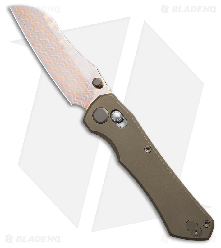 GEO Knife Komodo Axis lock Folding Knife Bronze Ti