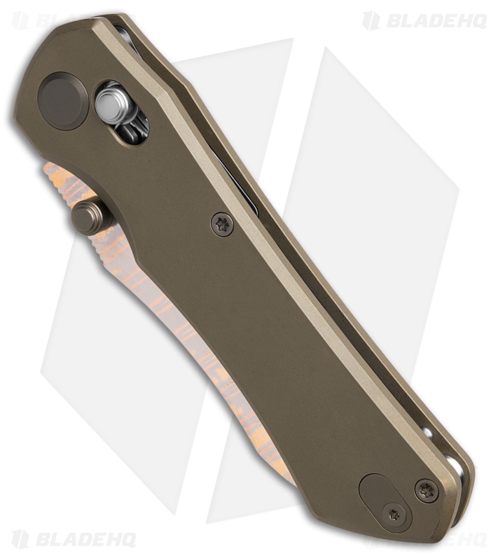 GEO Knife Komodo Axis lock Folding Knife Bronze Ti