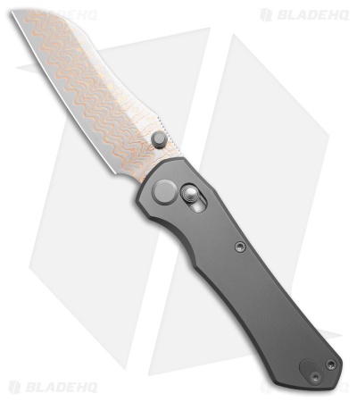 GEO Knife Komodo Axis lock Folding Knife Gray Ti