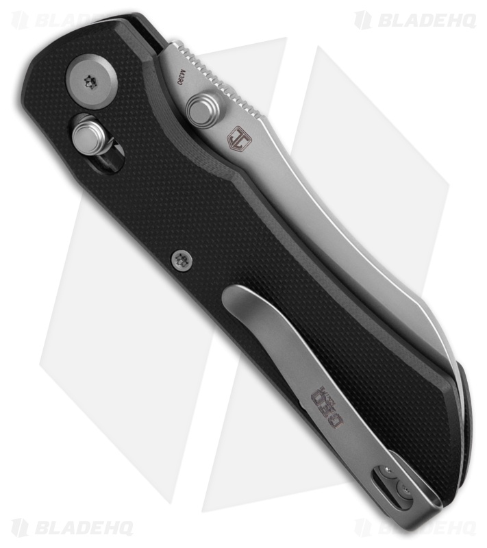 GEO Knife Komodo Crossbar Lock Knife Black G-10 (3.1" SW M390)