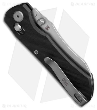 GEO Knife Komodo Crossbar Lock Knife Black G-10 (3.1" SW M390)