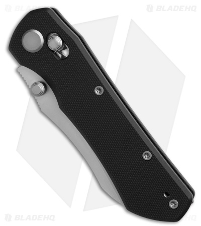 GEO Knife Komodo Crossbar Lock Knife Black G-10 (3.1" SW M390)