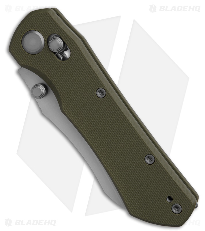 GEO Knife Komodo Crossbar Lock Knife Green G-10 (3.1" SW M390)