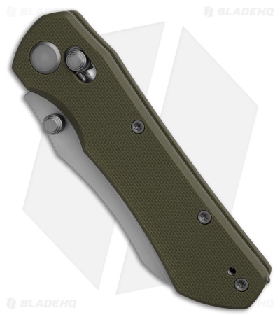 GEO Knife Komodo Crossbar Lock Knife Green G-10 (3.1" SW M390)