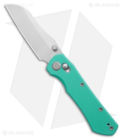 GEO Knife Komodo Crossbar Lock Knife Tiffany Blue G-10 (3.1" SW M390)