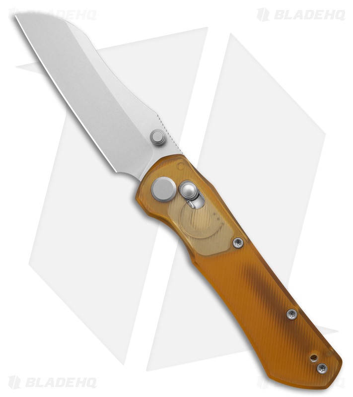 GEO Knife Komodo Crossbar Lock Knife Ultem (3.1" SW M390)