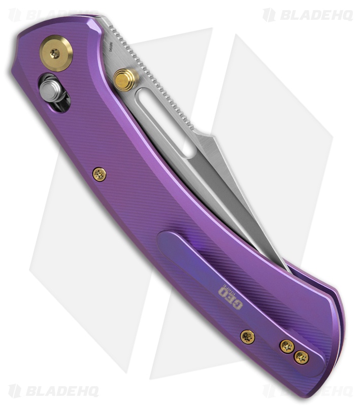 GEO Knife Strix | Purple Titanium | Satin M390