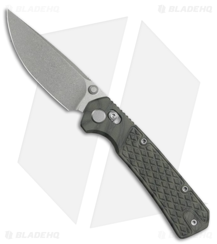 GEO Knife Blaze Crossbar Lock Knife Tiger Stripe Flamed Titanium (3.3" SW)