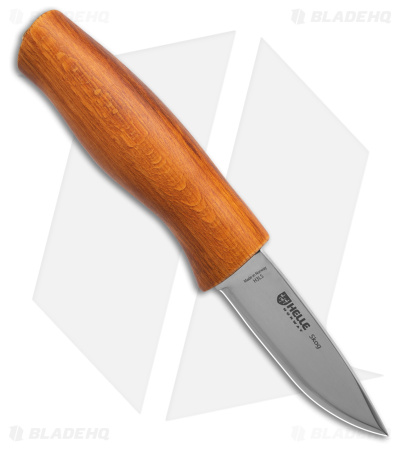 Helle Knives Skog Fixed Blade Knife Beechwood (3" Satin) 