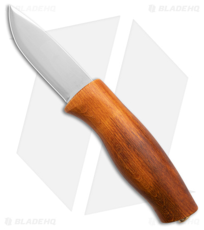 Helle Knives Skog Fixed Blade Knife Beechwood (3" Satin) 