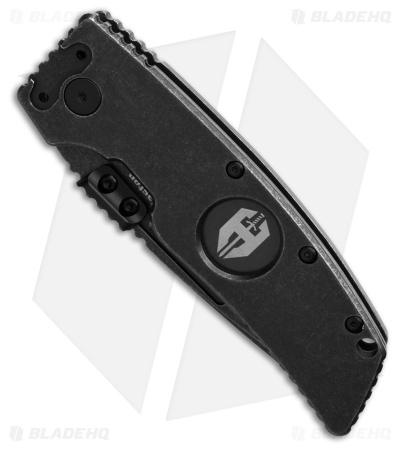 Hoffner Knives WarMaster Frame Lock Knife Black SW Steel (3.5" Black SW D2)