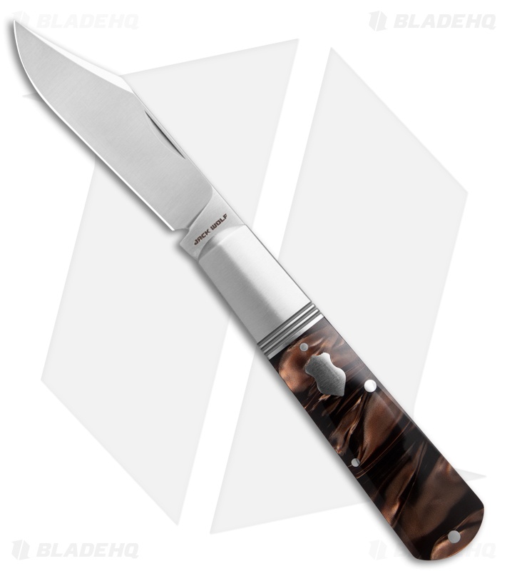 Jack Wolf Knives Gateway Barlow Knife Kirinite Goddess Satin