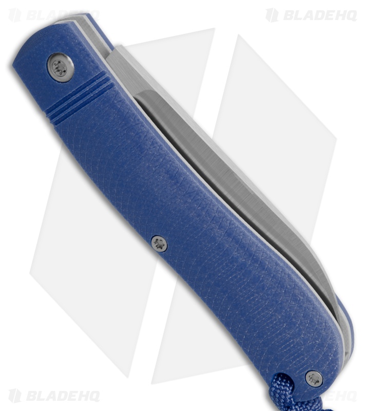Jack Wolf Knives K9 Jack Knife Blue G-10 Belt Satin