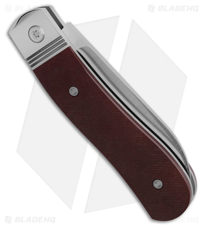 Jack Wolf Knives K9 Jack Knife Sawcut Redstone Richlite Belt