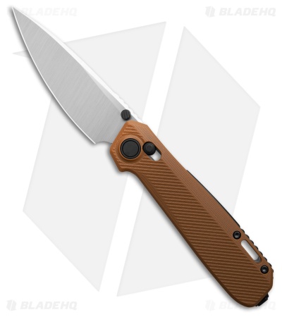 KARBON Terminal Crossbar Lock Brown G10 (3.375" Stonewash) KARB124