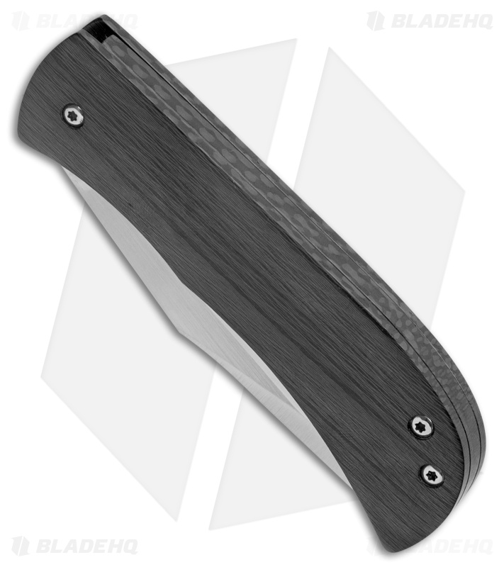 KM Designs Custom Slip Joint End Cut Carbon Fiber w/ CF Spring (2.75" Satin)
